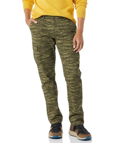 Amazon Essentials Straight-fit Stretch Cargo Pant - Green