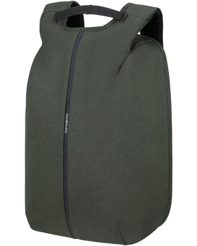 Samsonite Backpack Securipak 128822 With Anti-theft Rfid System Green Depth 16 Cm Length 30 Cm Height 44 Cm Pet