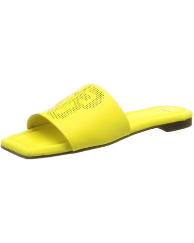 HUGO Lola Lg Slide-c Loafer - Yellow