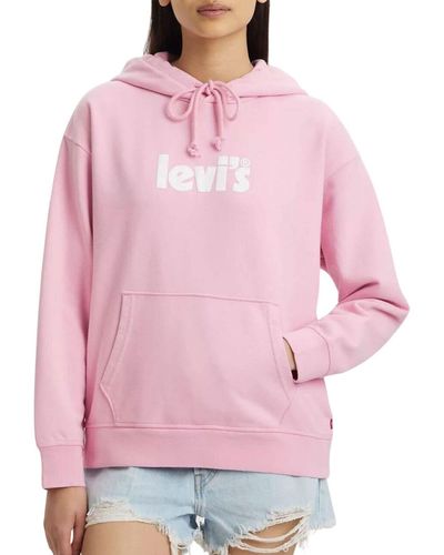 Levi's Graphic Standard Hoodie Hoodie Ssnl Pos - Rosa