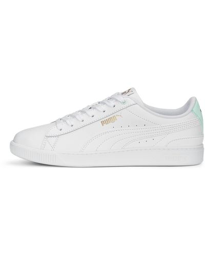 PUMA Vikky V3 Leder-Sneakers Schuhe - Weiß