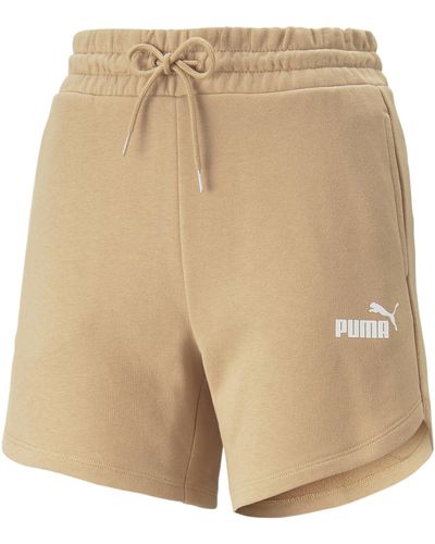 PUMA Shorts Essentials High Waist Donna - Neutro