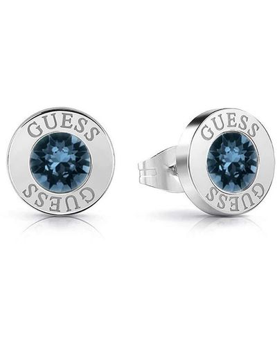 Guess Orecchini Jewellery Shiny Crystals UBE78091 Marca - Blu