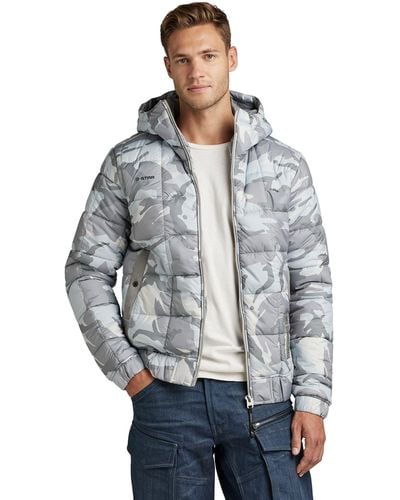 G-Star RAW Meefic sqr Quilted HDD Jkt Giacca - Grigio