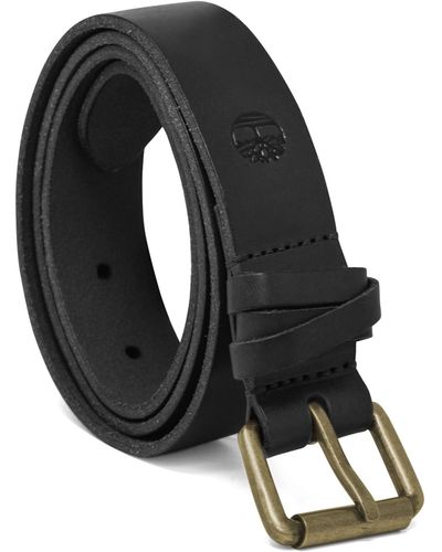 Timberland Casual Leather Belt for Jeans Gürtel - Schwarz