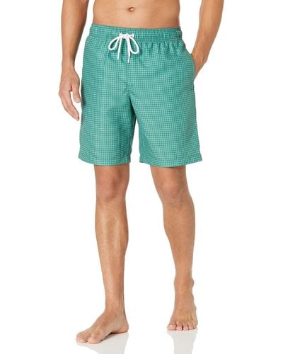 Amazon Essentials Quick-dry 9" Swim Trunk - Green