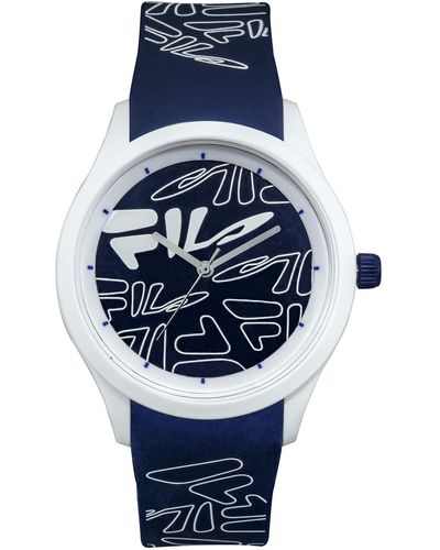 Fila Orologio Quarzo Uomo con Cinturino in Silicone 38-129-203 - Blu