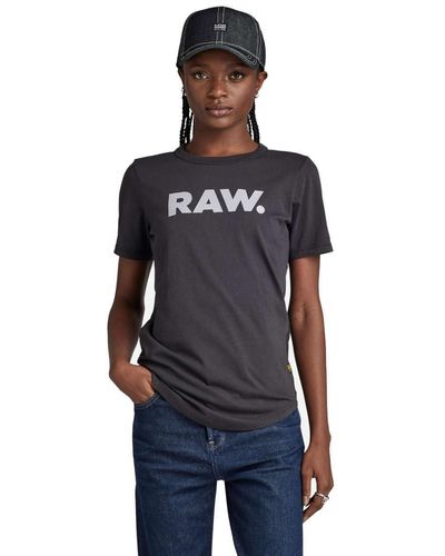 G-Star RAW RAW. Slim T-Shirt - Azul