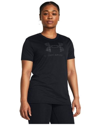 Under Armour Tech Big Logo Short Sleeve T Shirt, - Black