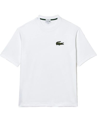 Lacoste Th0062 T-shirt & Turtle Neck Shirt - Wit