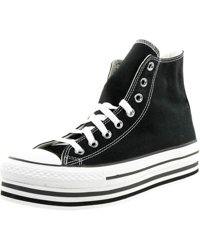 Converse Chuck Taylor All Star Lift Hi 571085c High Sneaker Voor - Zwart