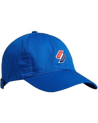 Superdry S Code Essential Baseball Cap Baseballkappe - Blau