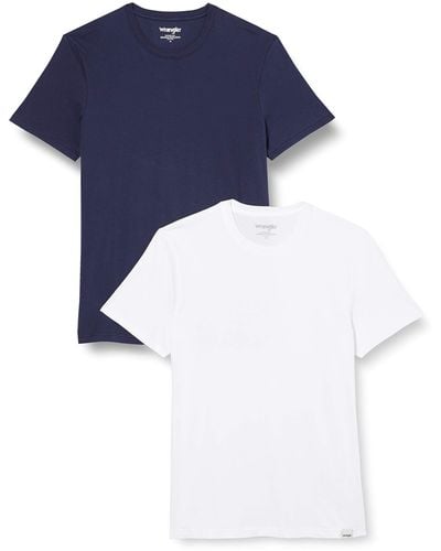 Wrangler 2 Pack Tee T-shirt - Blue