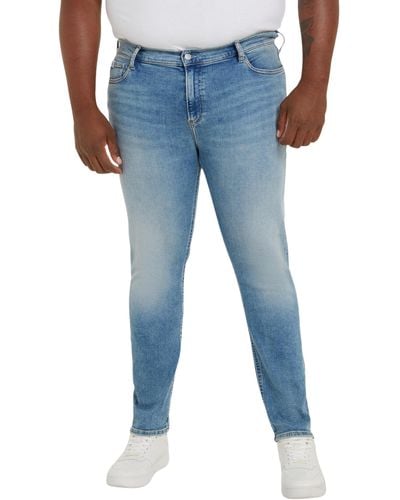 Calvin Klein Jeans Skinny Plus Size - Blau