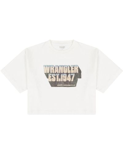 Wrangler Boxy Tee T-Shirt - Weiß