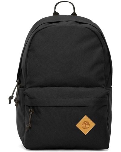 Timberland Black Front Logo Core Backpack