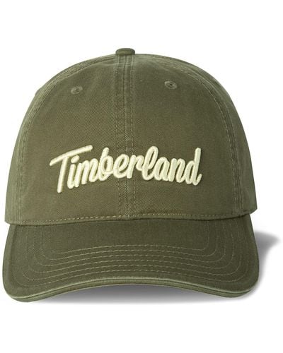 Timberland Cap With Signature Logo - Green