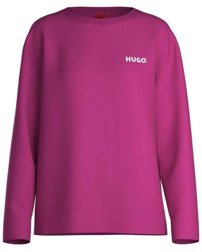 HUGO Unite_ls-Shirt Pajama Bottom - Lila