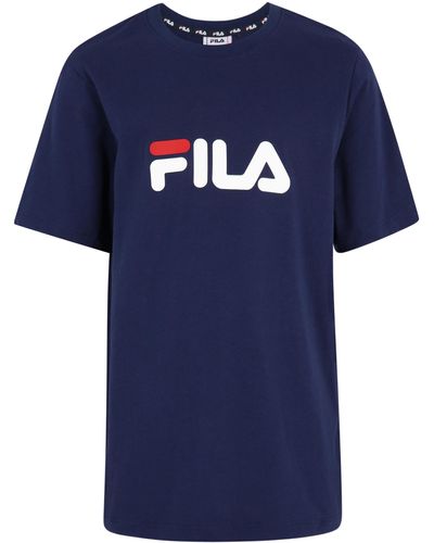 Fila Logo Solberg Classic T-Shirt - Blu