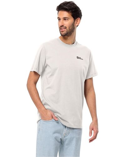 Jack Wolfskin Essential T M T-shirt - White