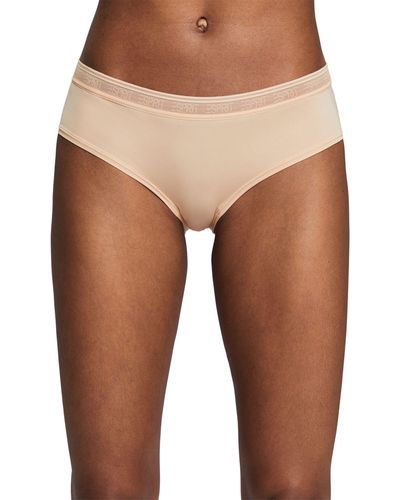 Esprit Dp Micro Logoband Rcs 2shorts Hipster Knickers - Brown