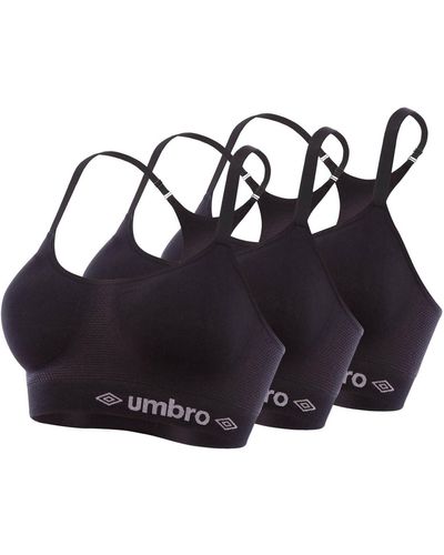 Umbro Brassière Umb/2/brasx3/a Gym Tops - Blue