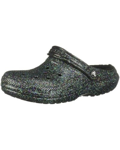 Crocs™ And Classic Lined Clog | Fuzzy Slippers - Schwarz