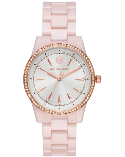 Michael Kors Ritz Mk6838 Wristwatch For Women - Pink