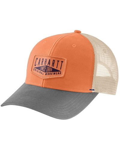 Carhartt Canvas Workwear Patch Cap Baseballkappe - Orange