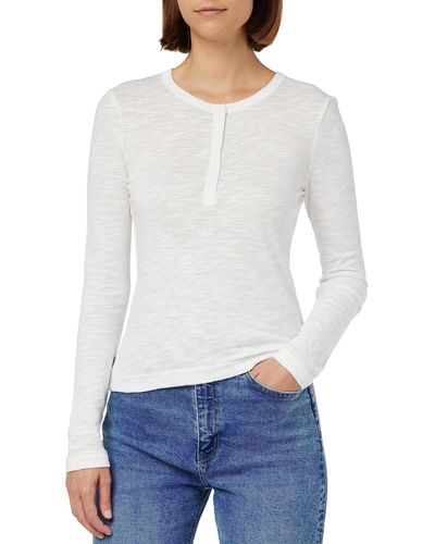 Superdry Studios Henley W6011485A Optic 12 Mujer - Blanco