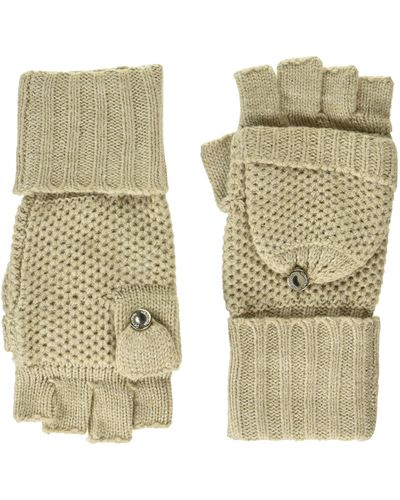 Calvin Klein Womens Accesssories Gloves,heathered Almond - Metallic