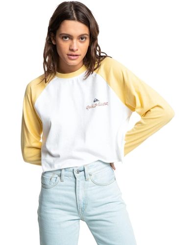 Quiksilver Long Sleeve T-Shirt for - Longsleeve - Frauen - M - Weiß