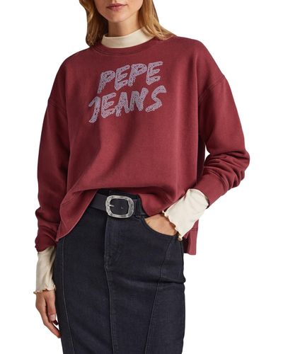 Pepe Jeans Bailey Sweatshirt - Rojo