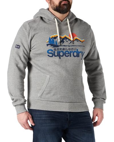 Superdry S CL Outdoors Hood - Grau