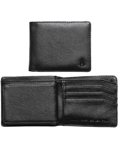 Nixon Pass Vegan Leather Coin Wallet-Black - Schwarz