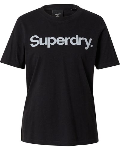 Superdry T-shirt - Schwarz