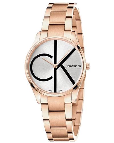 Calvin Klein Reloj Analógico para Mujer de Cuarzo con Correa en Acero Inoxidable K4N23X46 - Multicolor