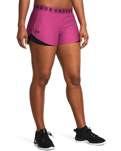 Under Armour Ua Play Up 3.0 Shorts - Pink