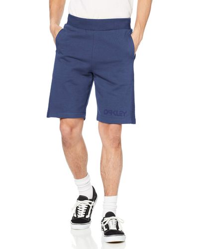 Oakley Reverse Fleece Shorts - Blau
