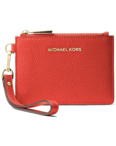 Michael Kors Jet Set Small Coin Purse - Red