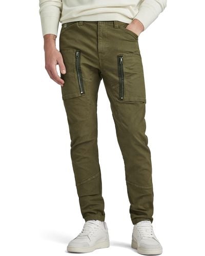 G-Star RAW Zip Pocket 3d Skinny Cargo Pants - Verde