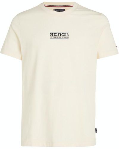 Tommy Hilfiger S/s T-shirts Voor - Wit