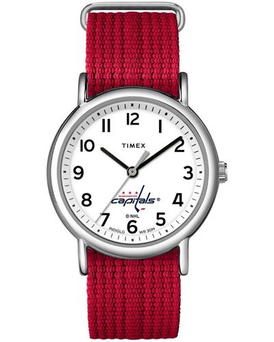 Timex Washington Capitals With Slip-thru Single Layer - Red