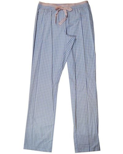 Calvin Klein Underwear Wovens Pj Pant – Pyjama – Bedrukt – - - 36 - Blauw