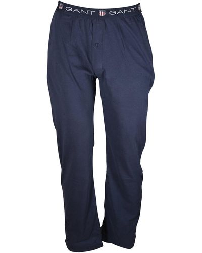 GANT Shield Pyjama Trousers Casual Trousers - Blue