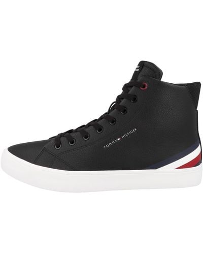 Tommy Hilfiger Hombre Sneaker vulcanizada Core Zapatillas - Negro