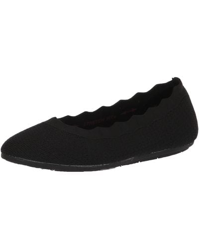 Skechers 48885 Cleo Bewitch Smooth Shoes - Black