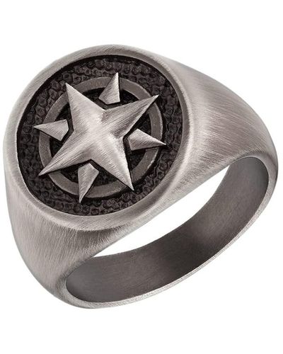 S.oliver Ring Edelstahl Ringe - Grau