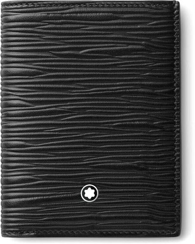 Montblanc MB M_Gram 4810 LT Wallet 12cc Zip Wallet, Men, BK (Black