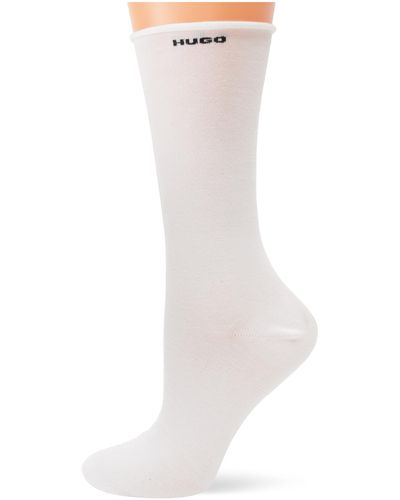 HUGO 2p Rs Uni Cc W Regular Socks, - White